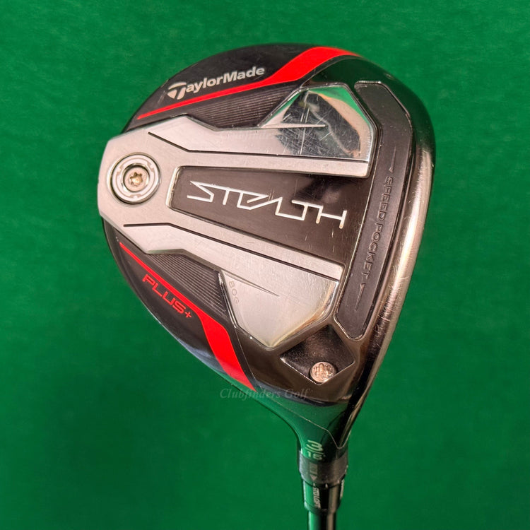 TaylorMade Stealth Plus+ 15° Fairway 3 Wood HZRDUS Smoke RDX 6.0 75g FW Stiff