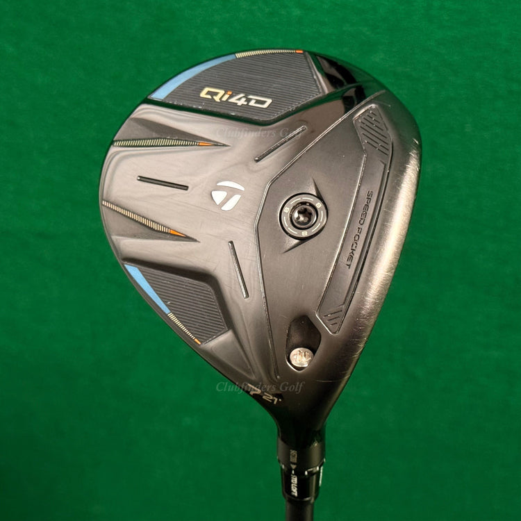 TaylorMade Qi4D 21° Fairway Wood 7 Mitsubishi REAX Silver 55 Seniors w/ HC
