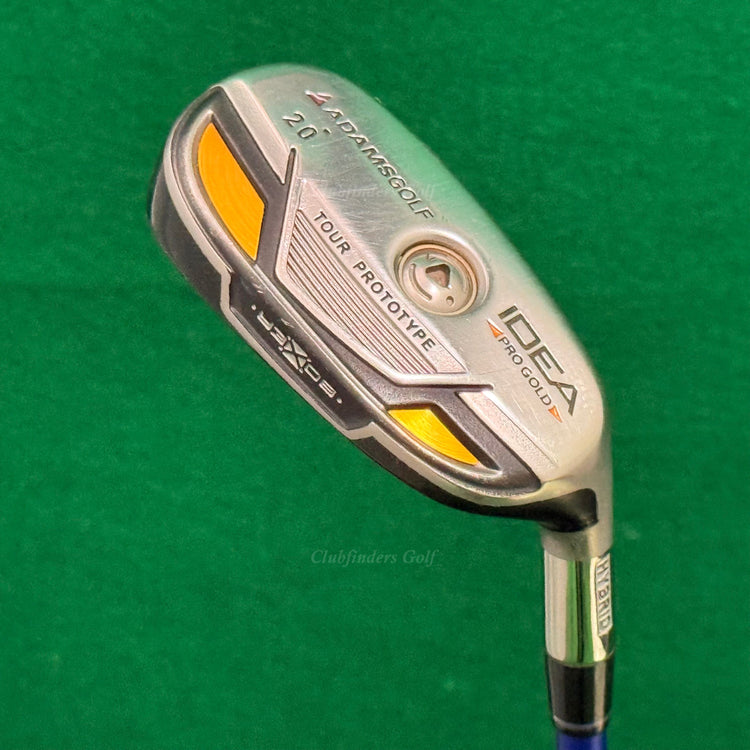 Adams Idea Pro Gold Tour Prototype Boxer 20° Hybrid Mitsubishi JavlnFX h80 Stiff