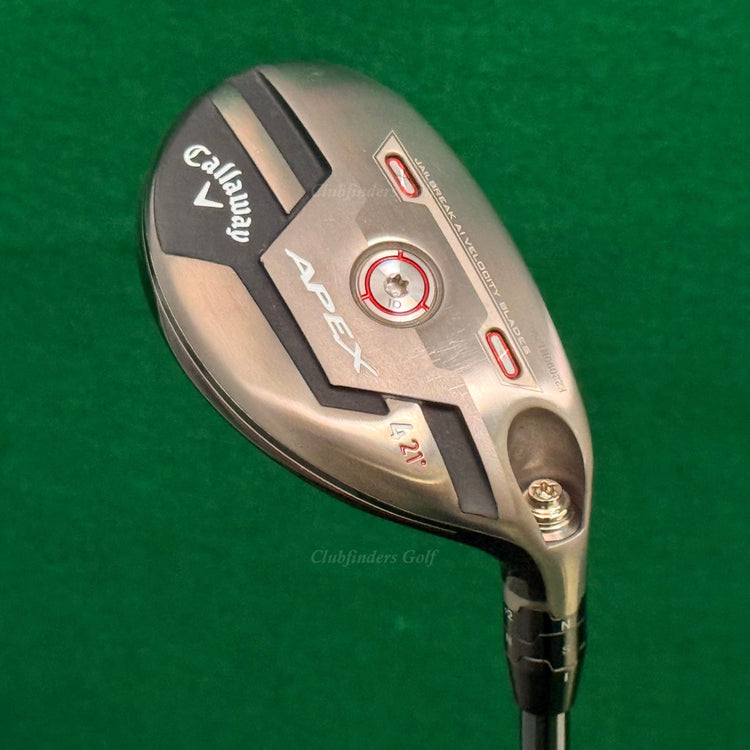 Callaway Apex 2021 21° 4 Hybrid UST Mamiya Recoil Dart F4 75H Stiff w/ HC