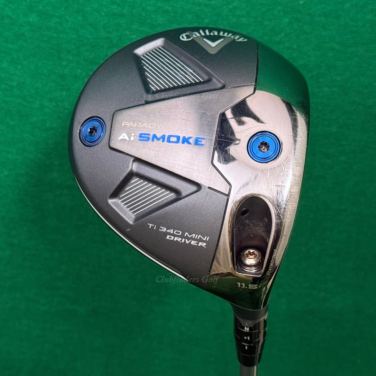 Callaway Paradym Ai Smoke TI 340 11.5° Mini Driver Denali Blue 50g Regular w/HC