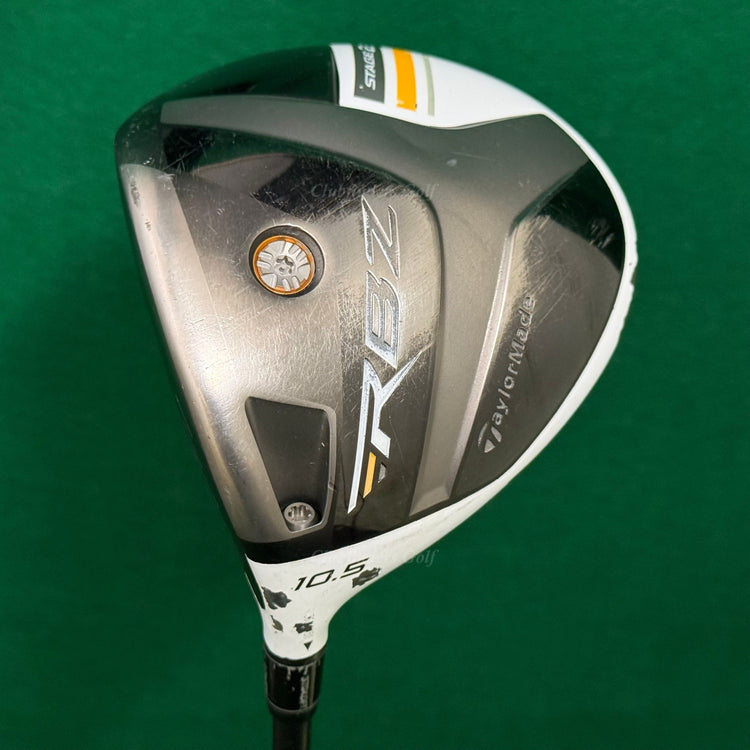 LH TaylorMade RBZ Stage 2 10.5° Driver RocketFuel 50-R Graphite Regular *DENT*