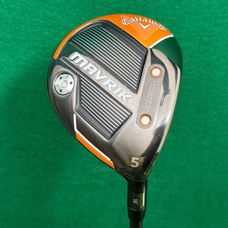 Callaway Mavrik 18° Fairway 5 Wood UST Mamiya Helium 5F2 Graphite Seniors w/HC