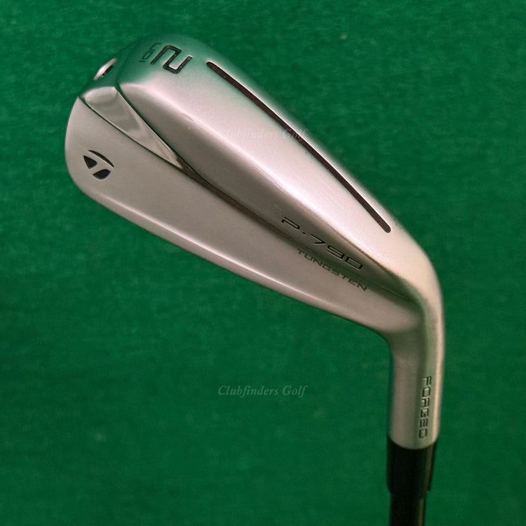 TaylorMade P-790 UDI Forged 2021 Utility 2 Iron HZRDUS Black Graphite Stiff