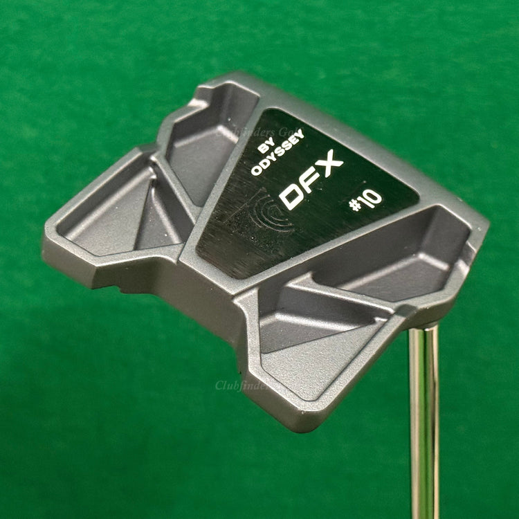 Odyssey DFX #10 S Charcoal 2025 33" Slant-Neck Mallet Putter Golf Club