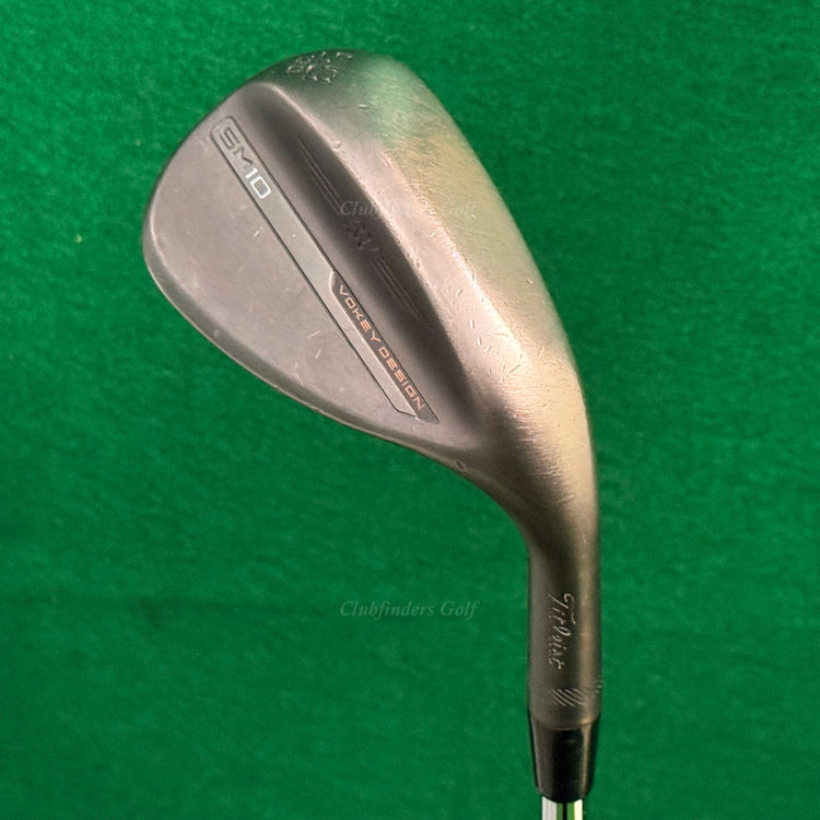 Titleist Vokey SM10 Jet Black 58-12D 58° Lob Wedge Vokey Design Steel Wedge Flex