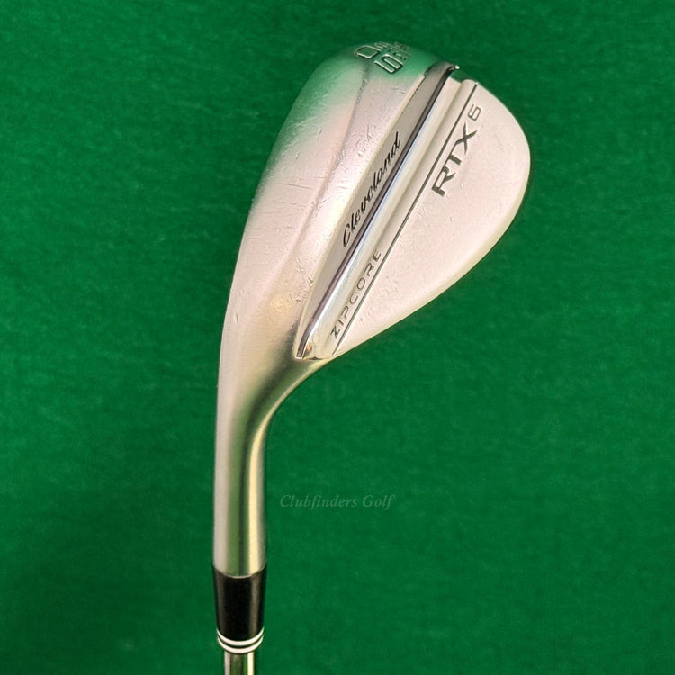LH Cleveland RTX 6 Zipcore Chrome 60-10 60° Lob Wedge DG Spinner TI Wedge Flex