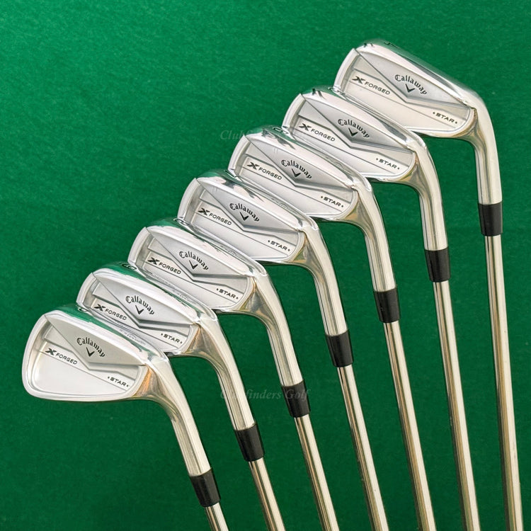 Callaway X Forged Star 4-PW Iron Set ACCRA TZ 75icw Graphite Regular