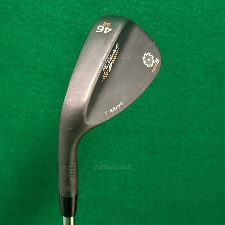 LH Titleist Vokey SM5 Black 46-8 46° Pitching Wedge Dynamic Gold S200 Stiff