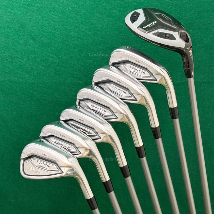 Callaway Quantum Max 5H,6-AW Combo Set Denali Frost 5.5 Graphite Regular w/HC