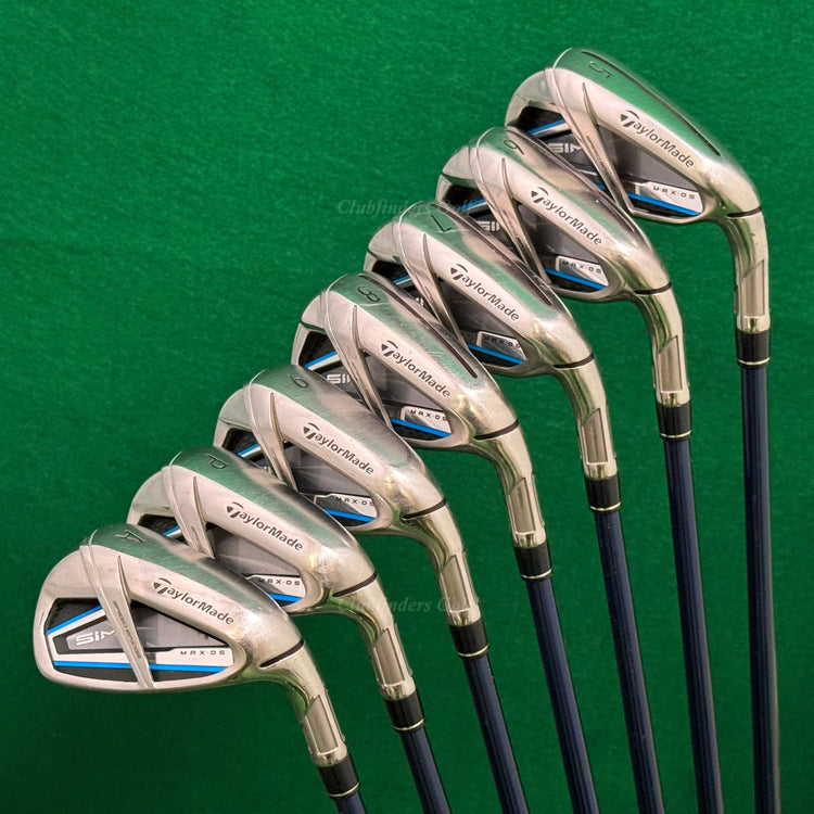 TaylorMade SIM Max OS 5-AW Iron Set Fujikura Ventus Blue 6-R Graphite Regular