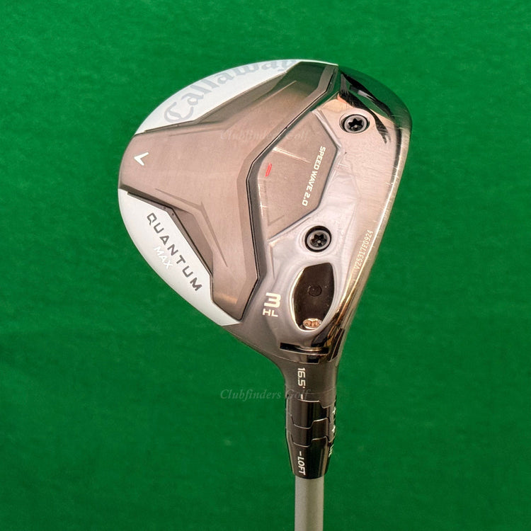 Callaway Quantum Max '26 16.5° Fairway Wood 3HL Denali Frost 5.5 Regular w/ HC