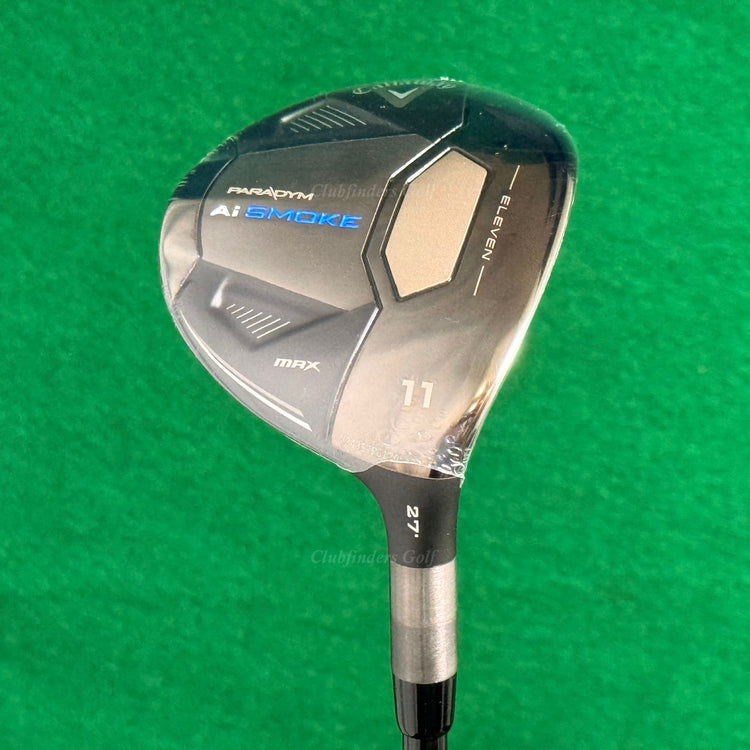 NEW Callaway Paradym Ai Smoke Max 27° Fairway 11 Wood Tensei Blue Regular w/HC