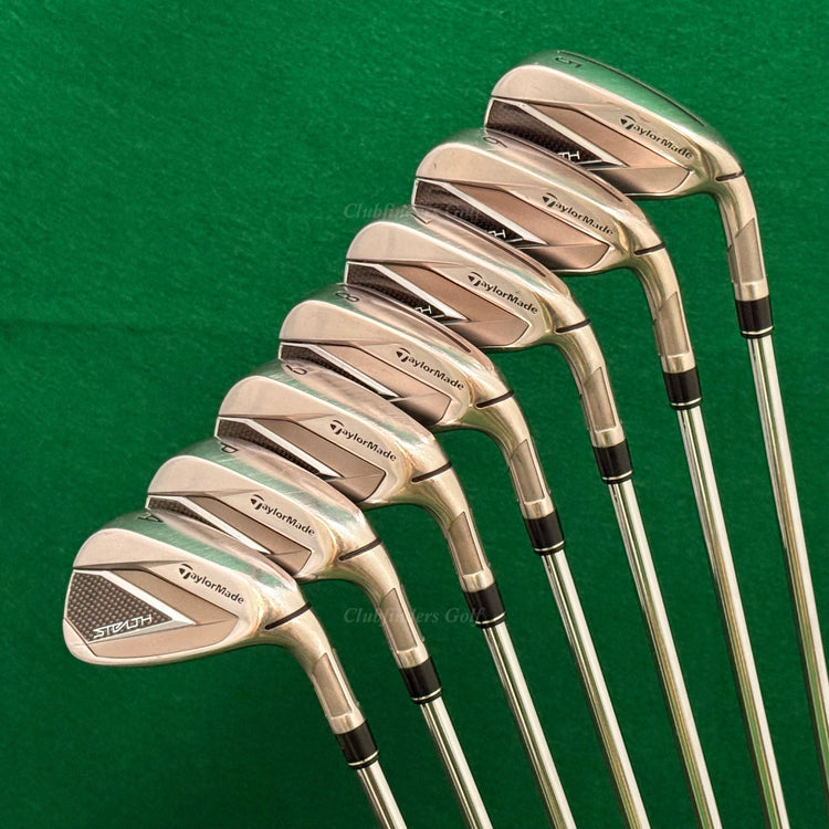 TaylorMade Stealth 5-AW Iron Set KBS Max MT 85 Steel Stiff