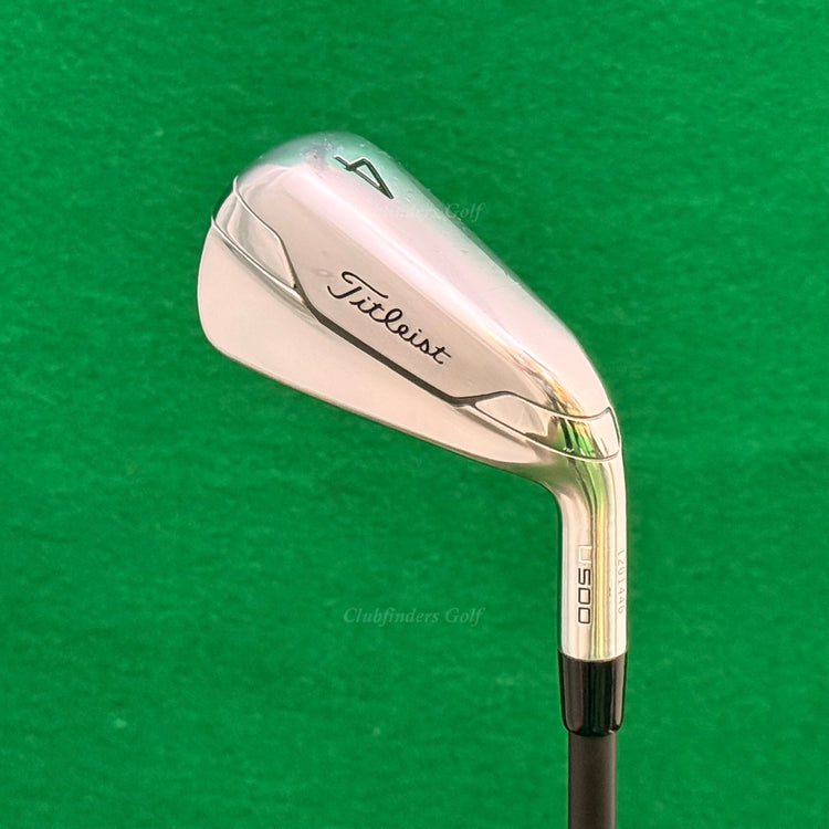Titleist U-500 Forged Utility 4 Iron MMT Type-304SS UT 80-S Graphite Stiff
