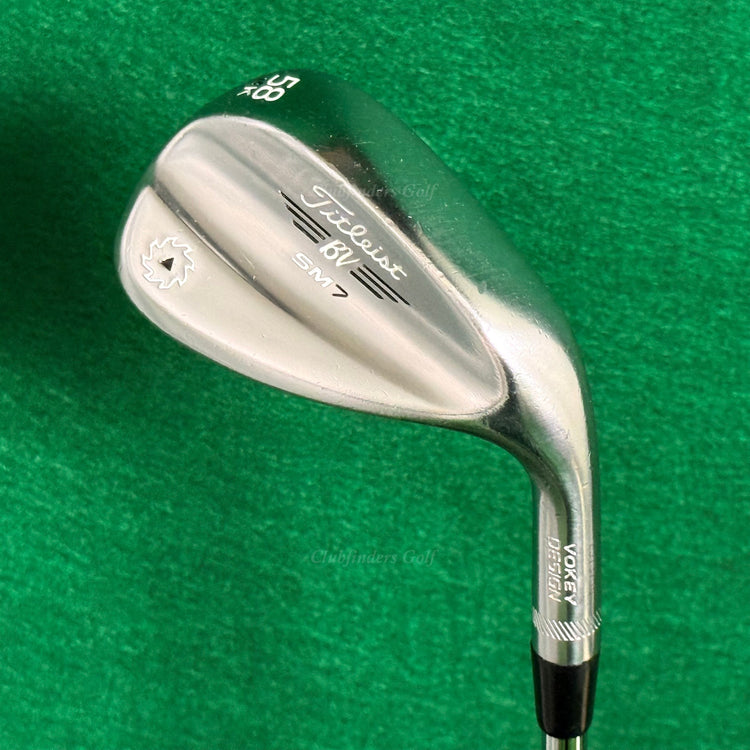 Titleist Vokey SM7 Chrome 58-14K 58° Lob Wedge Vokey Design Steel Wedge Flex