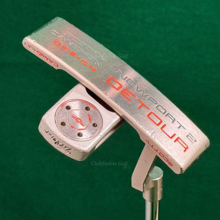 Scotty Cameron Newport 2 Detour Plumber's Neck 34.5" Putter Golf Club Titleist