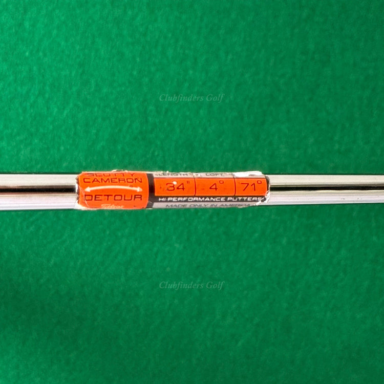 Scotty Cameron Newport 2 Detour Plumber's Neck 34.5" Putter Golf Club Titleist