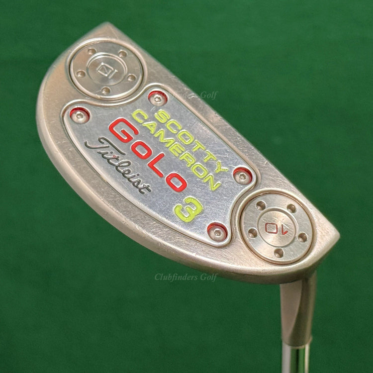 Scotty Cameron 2015 GoLo 3 Custom 35" Heel-Shafted Milled Putter Titleist w/ HC