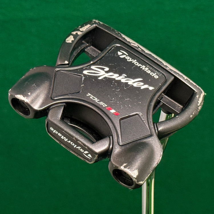 TaylorMade Spider Tour Black 2020 34" Double-Bend Putter W/ Super Stroke