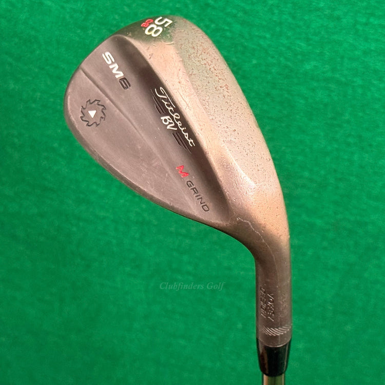Titleist Vokey SM6 Jet Black 58-8M 58° Lob Wedge Recoil 95 F3 Graphite Regular