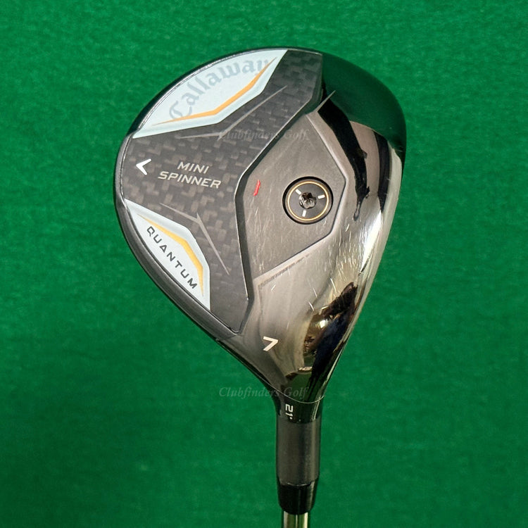 NEW Callaway Quantum Mini Spinner 2026 21° Fairway Wood 7 RCH 75 Stiff w/ HC