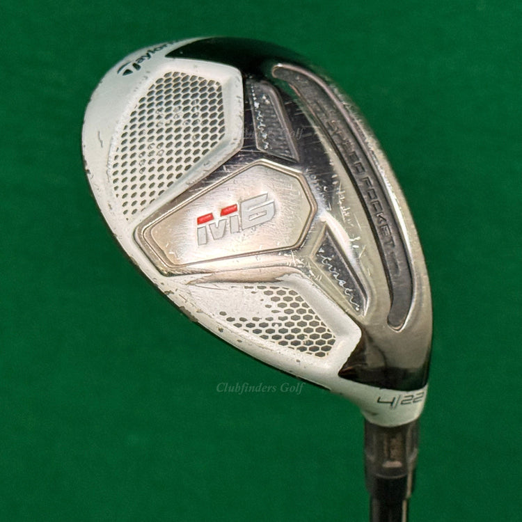 TaylorMade M6 Rescue 22° 4 Hybrid Fujikura Atmos 7-S Graphite Stiff
