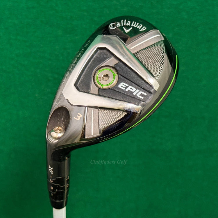 LH Callaway Epic 20° 3 Hybrid Project X PXv Graphite Seniors