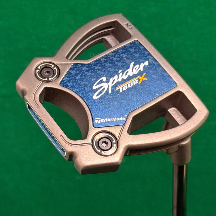 TaylorMade Spider Tour X 35" X1 Short Crank-Neck Putter KBS w/ Super Stroke & HC