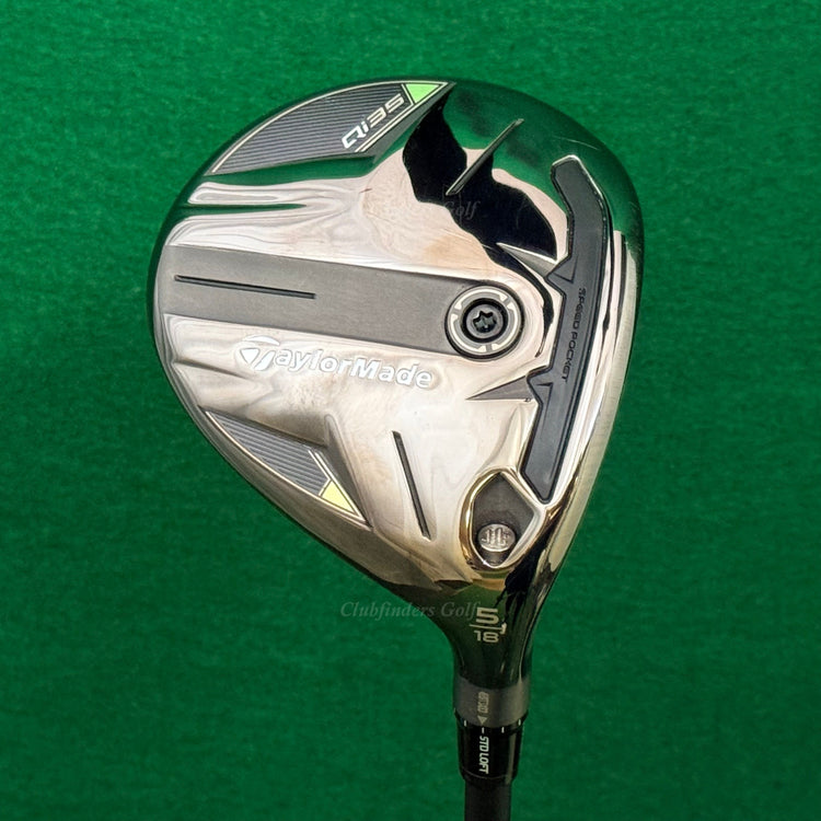 TaylorMade Qi35 18° Fairway 5 Wood Mitsubishi REAX 75-S Graphite Stiff w/HC