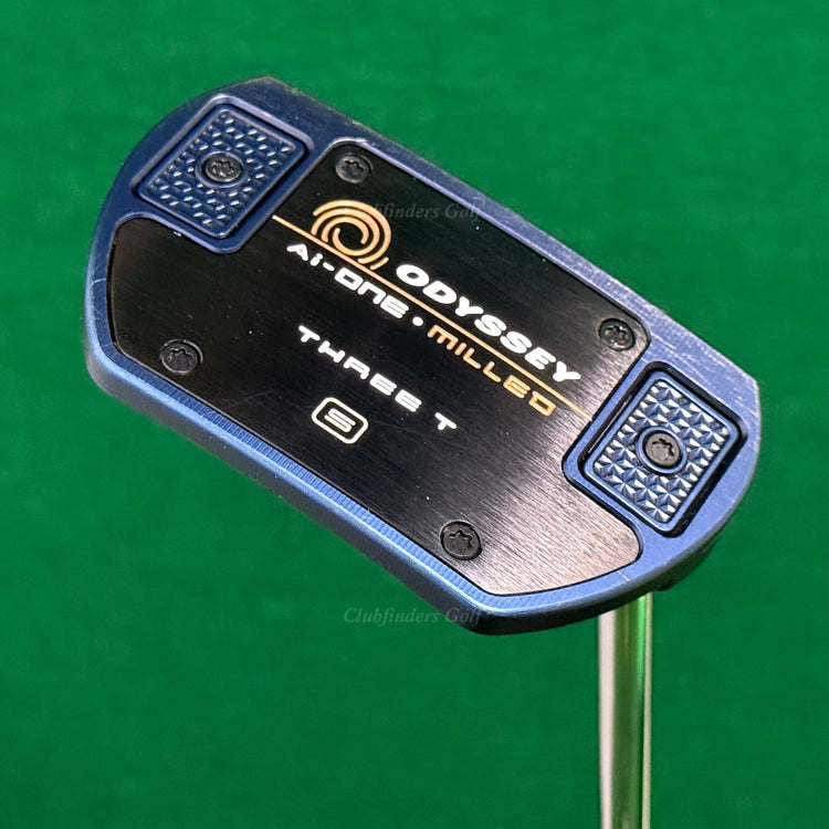 Odyssey Ai-ONE Milled Three T S 35" Slant-Neck Mid-Mallet Putter SL90 w/ HC