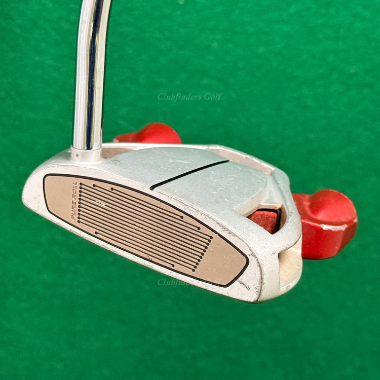 LH TaylorMade Spider Tour Diamond Silver 34" Double-Bend Mallet Putter Golf Club