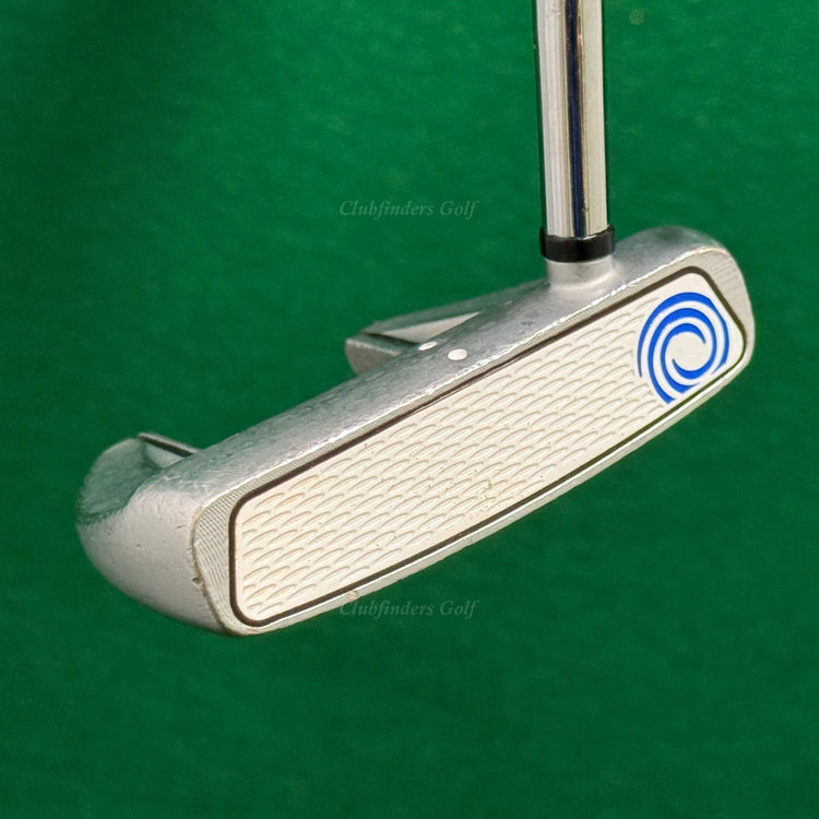 Odyssey White Hot RX V-Line Fang 33" Double-Bend Mallet Putter Golf Club