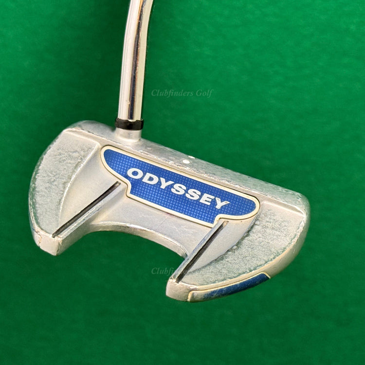 Odyssey White Hot RX V-Line Fang 33" Double-Bend Mallet Putter Golf Club