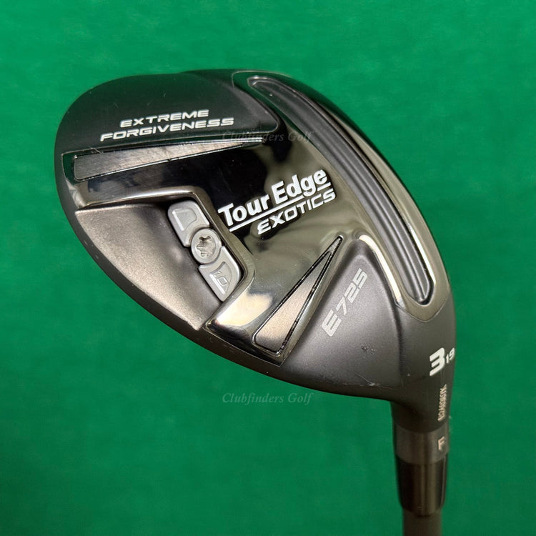 Tour Edge 2025 Exotics E725 19° 3 Hybrid Cypher Seventy 6.0 Stiff w/ HC