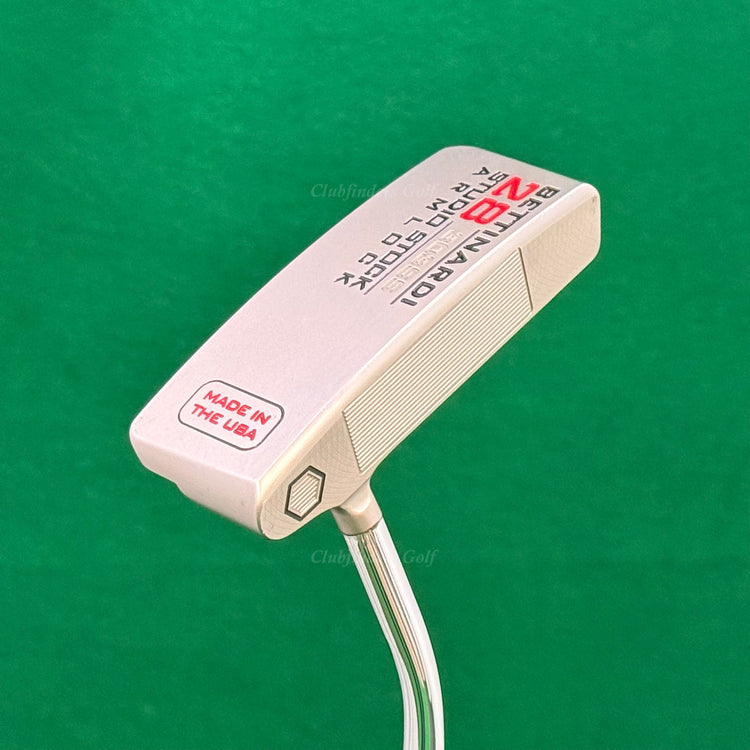 Bettinardi Studio Stock 28 Armlock Milled 40.75" Single-Bend Belly Putter w/ HC