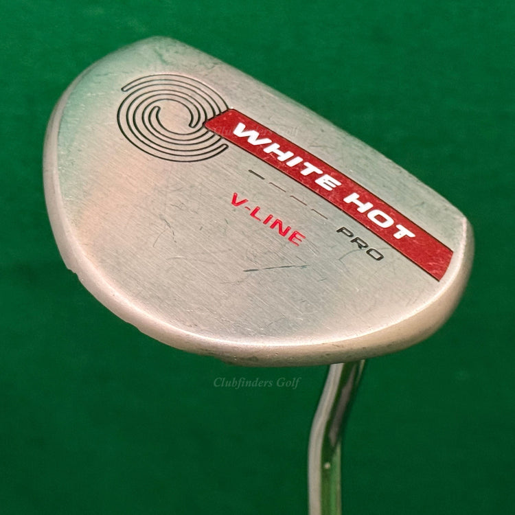 Odyssey! White Hot Pro V-Line 35" Double-Bend Mallet Putter Golf Club