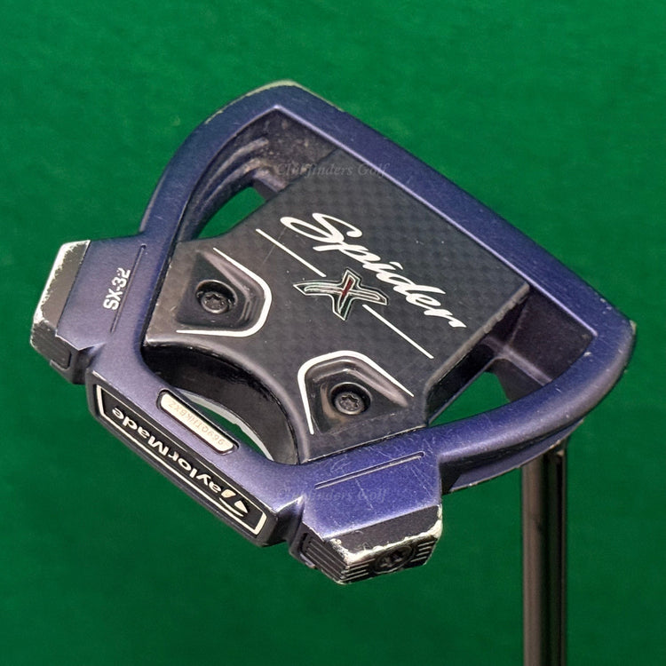 TaylorMade Spider X SX-32 Navy/White 35" Putter Golf Club KBS w/ Super Stroke