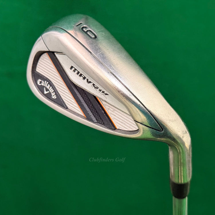 Callaway Mavrik Single 9 Iron Stepped Steel Regular