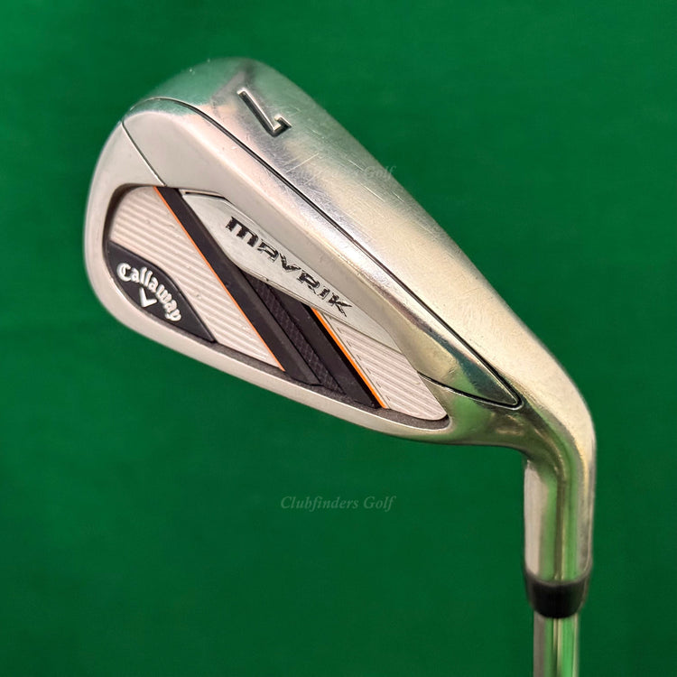 Callaway Mavrik Single 7 Iron True Temper Elevate VSS 95-S Steel Stiff