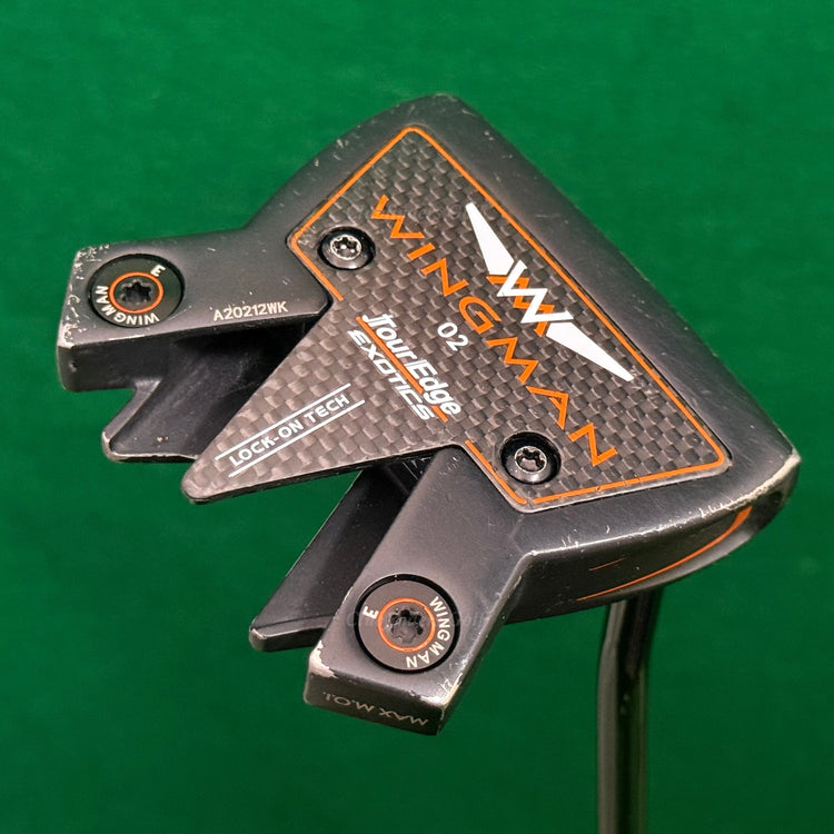 Tour Edge Exotics Wingman 02 Single-Bend 34" Putter w/ KBS CT Tour 120