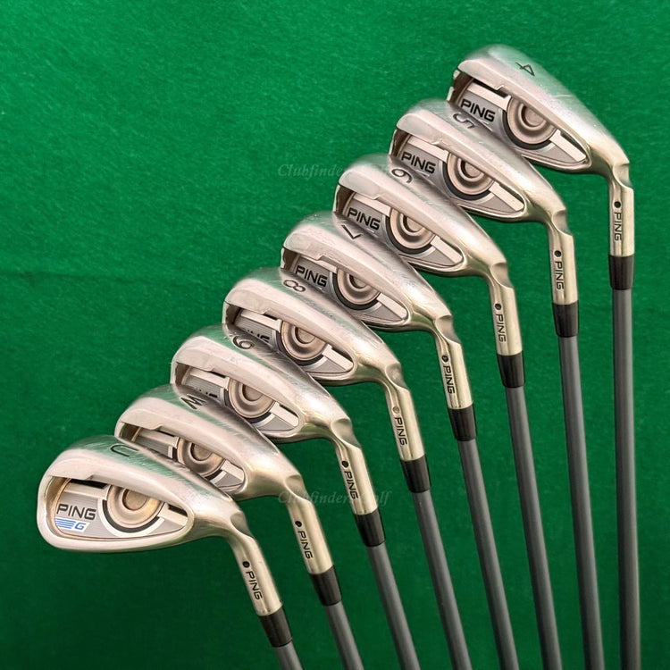 Ping G Series Black Dot 4-UW Iron Set Ping CFS 70 Graphite Regular