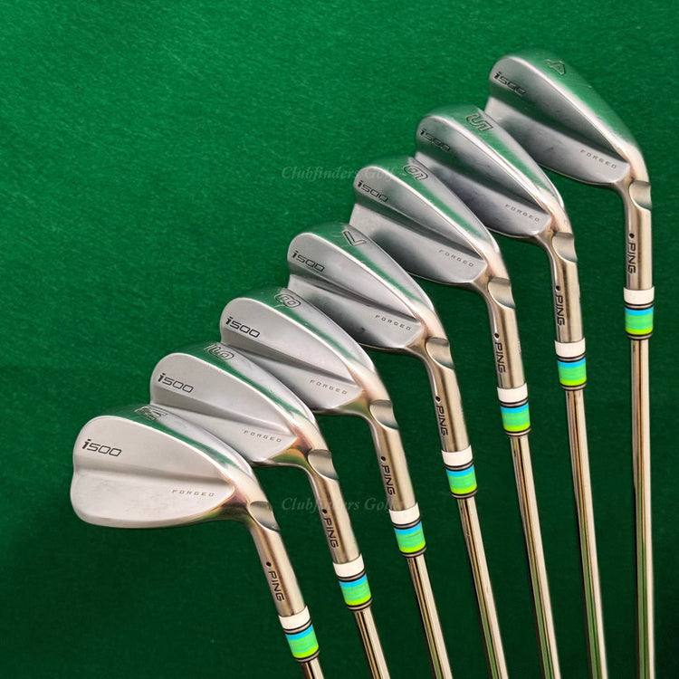 Ping i500 Forged Black Dot 4-PW Iron Set Project X LZ 6.0 120g Steel Stiff