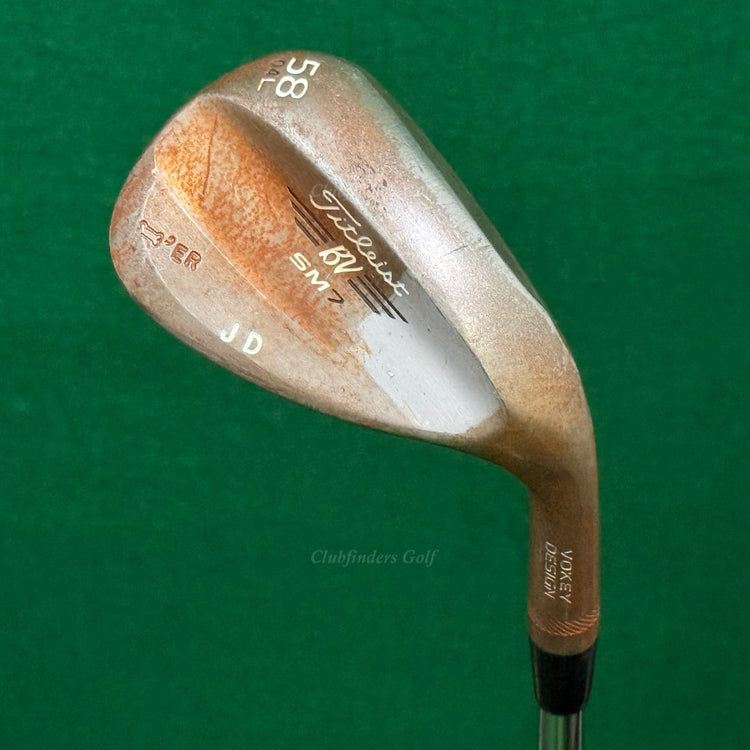 Titleist Vokey SM7 RAW 58-4L 58° Lob Wedge Dynamic Gold TI S400 Steel Stiff
