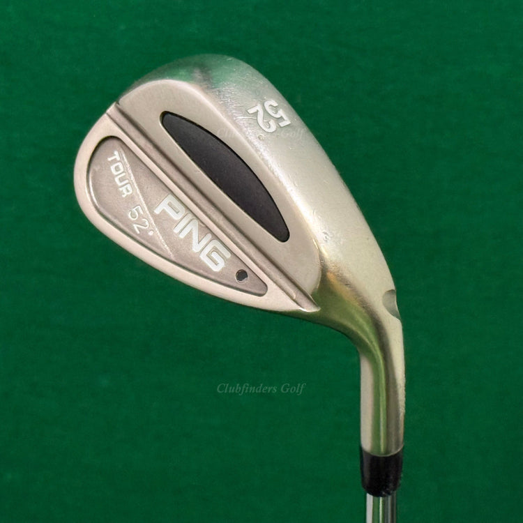 Ping Tour Black Dot 52° Gap Wedge Factory Stepped Steel Wedge Flex