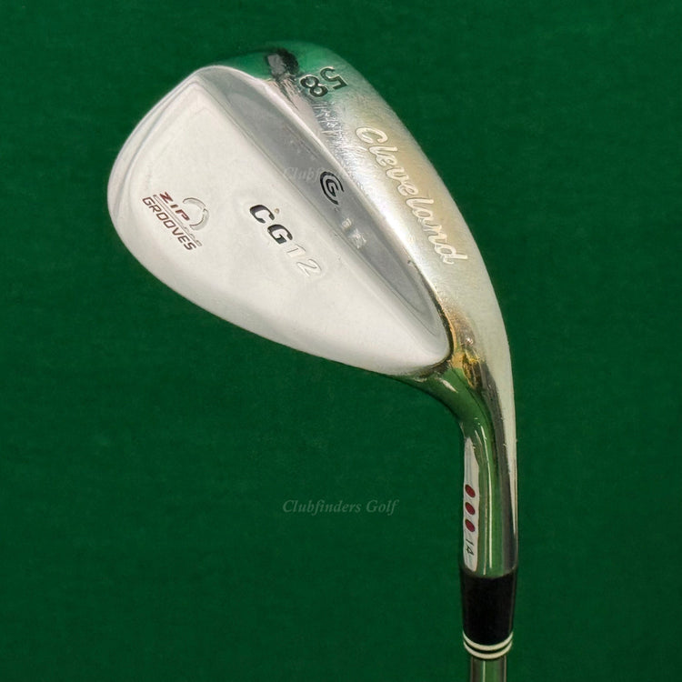 Cleveland CG12 Chrome 58-14 58° Lob Wedge Dynamic Gold Steel Wedge Flex