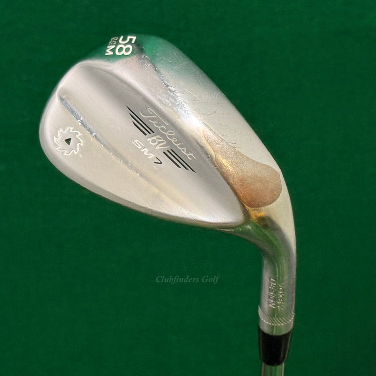 Titleist Vokey SM7 Tour Chrome 58-8M 58° Lob Wedge Vokey Design Steel Wedge Flex