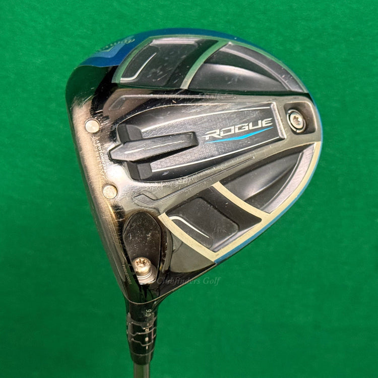 LH Callaway Rogue 9° Driver Aldila Rogue MAX 75-X Graphite Extra Stiff