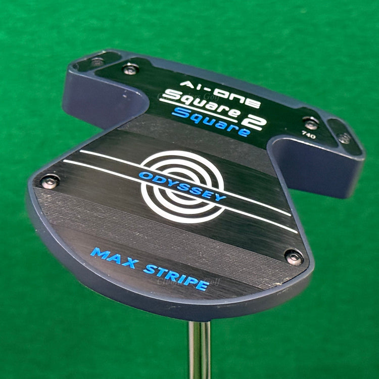 Odyssey Ai-ONE Square 2 Square Max Stripe 46" CS Mallet Long Putter w/ HC