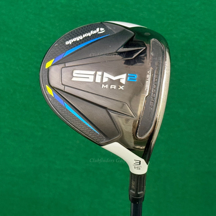 TaylorMade SIM2 Max 15° Fairway 3 Wood Ventus Blue FW 5-R Graphite Regular w/HC